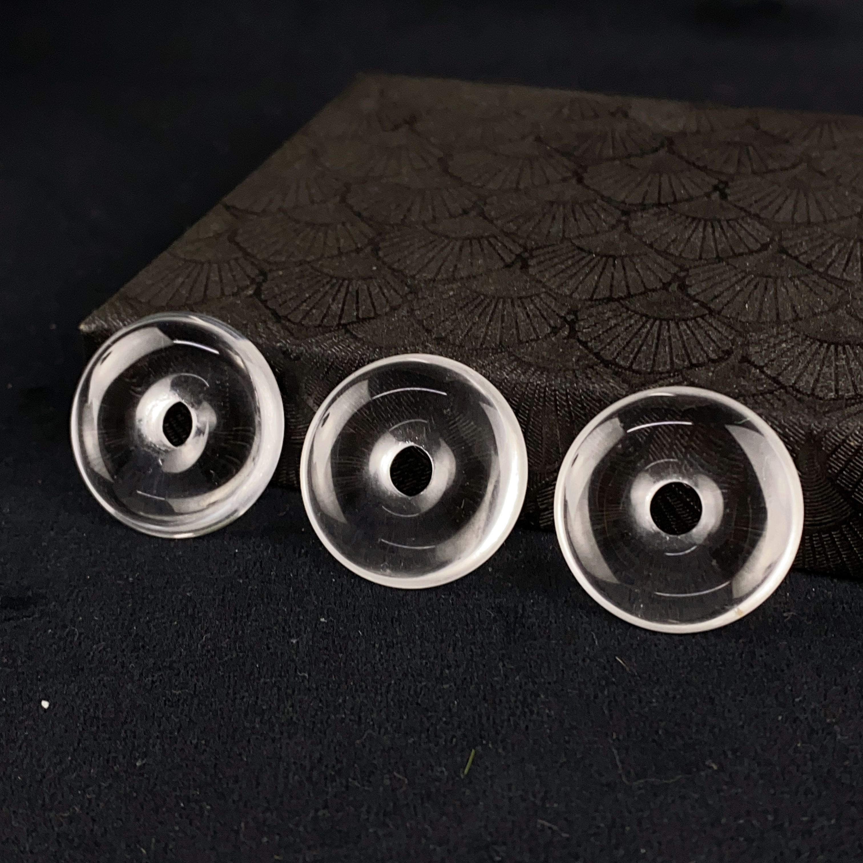 1888/（ZY888-1110）水晶精美时尚百搭平安扣吊坠 /多样性发/一件