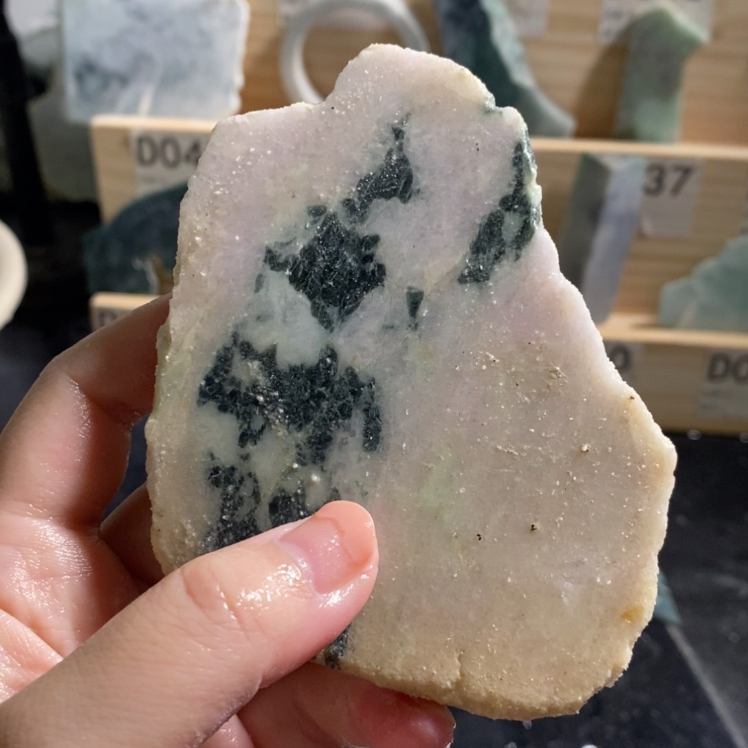 颈饰未镶嵌翡翠天然翡翠