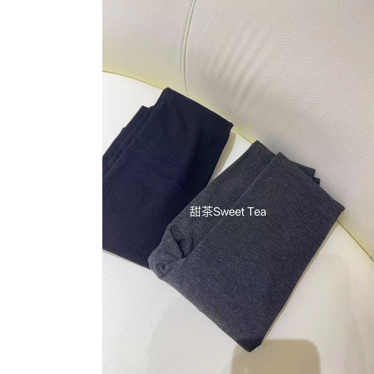 2024冬款加厚加绒螺纹soso保暖显瘦百搭打底连袜裤神器