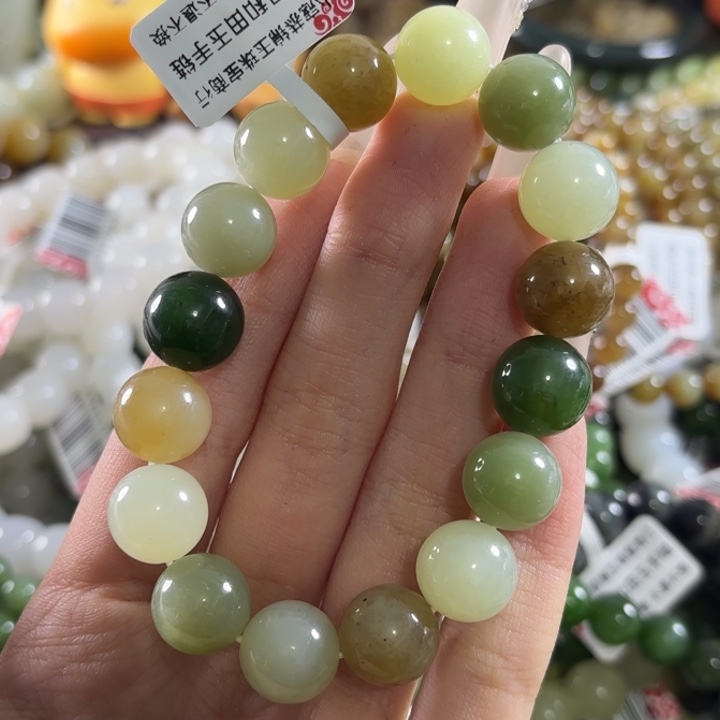 和田玉未镶嵌手链293