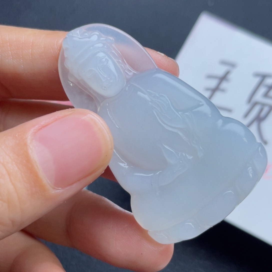 梦***瑶定制翡翠未镶嵌翡翠吊坠