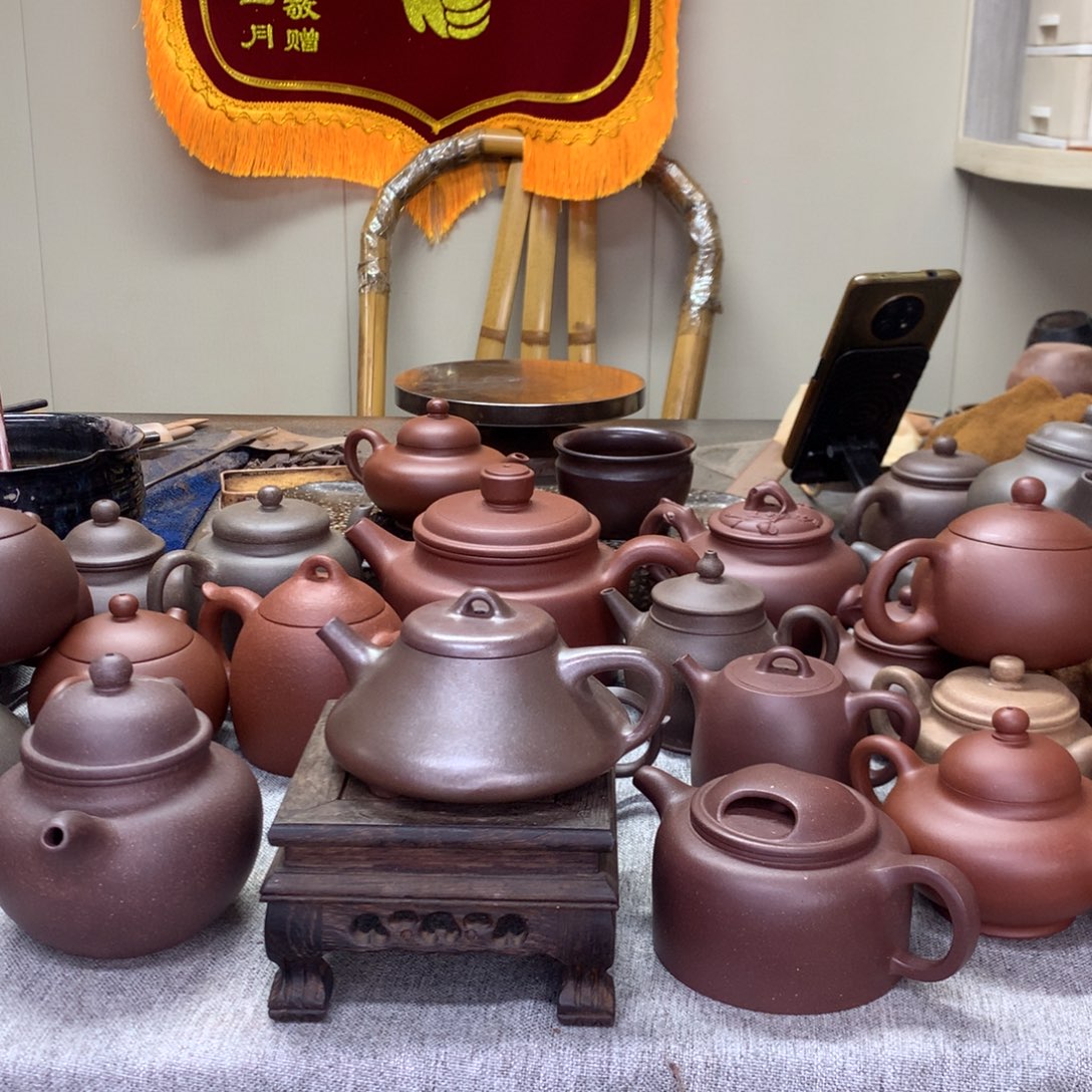 紫泥茶壶@*点半手工制作