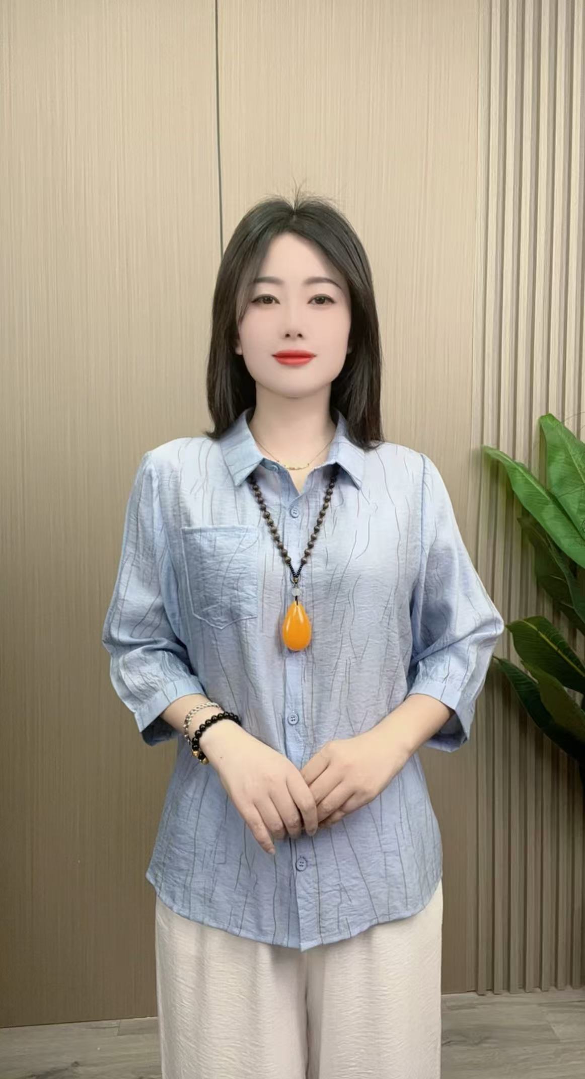 【佑澄推荐】2025新款百搭时尚减龄显瘦衬衣