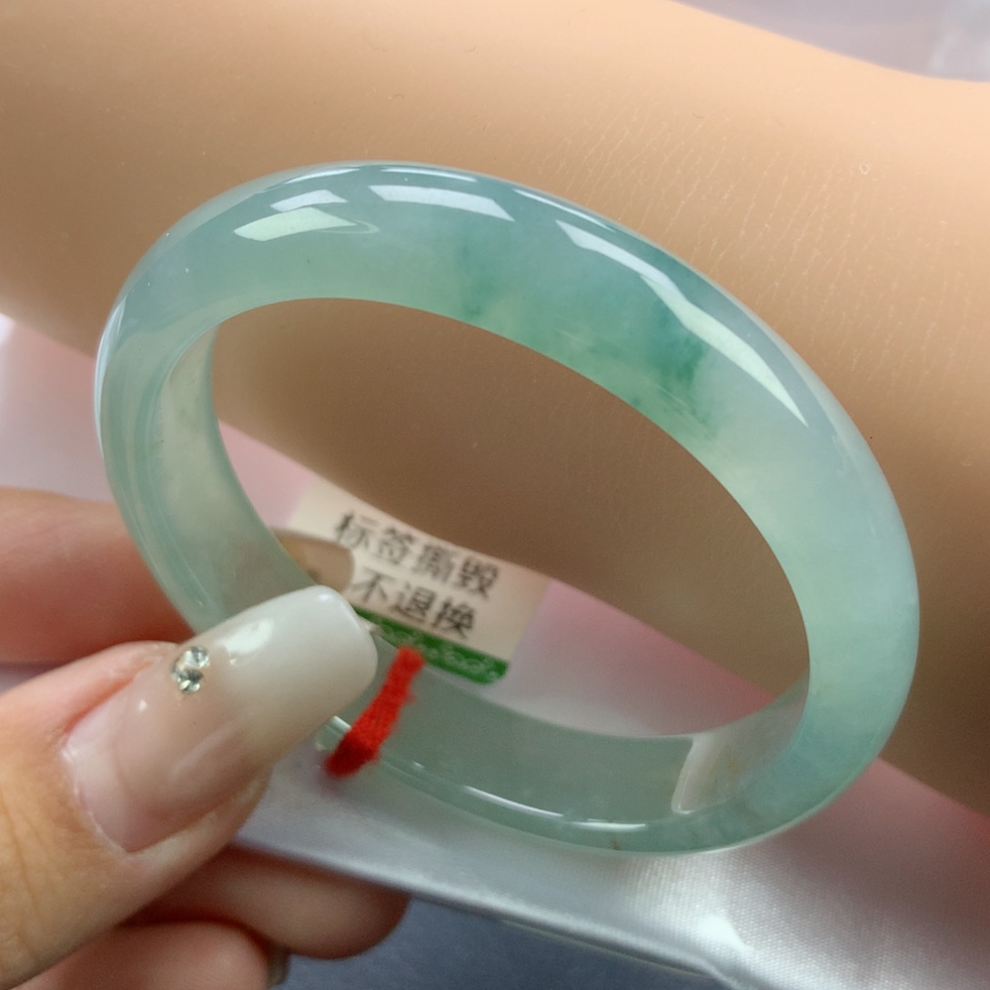 翡翠手镯未镶嵌50.5贵妃