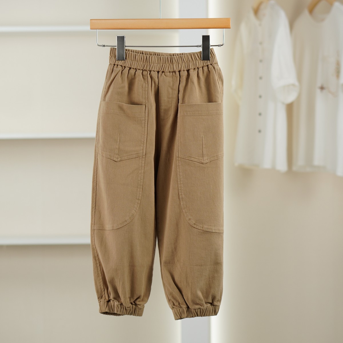 麦迪尚品 一路童行【植】31129370 简约休闲长裤春季儿童品牌折扣