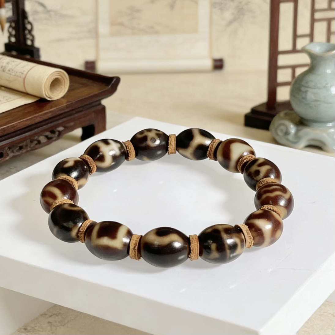 【玉总珠宝】黑金多宝手串-约10mm 多样性发一 CAN3470080