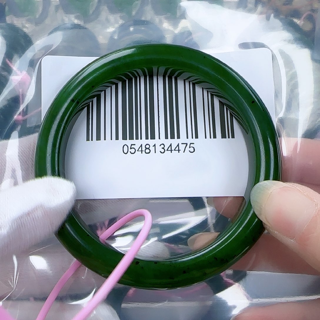 和田玉（碧玉）手镯未镶嵌60.5