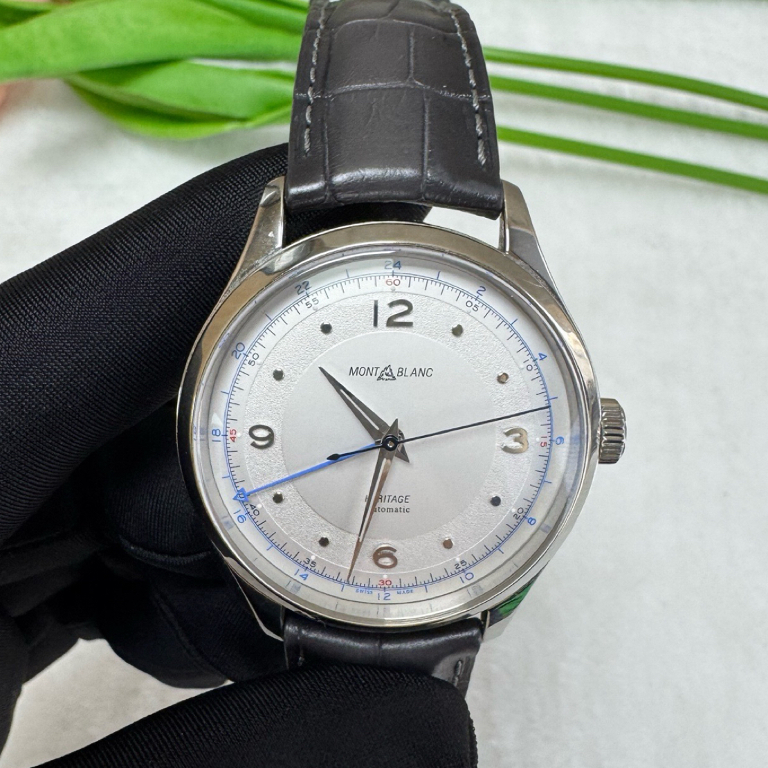 99新 Montblanc/万宝龙 4针同轴 /传承系列/表径40MM