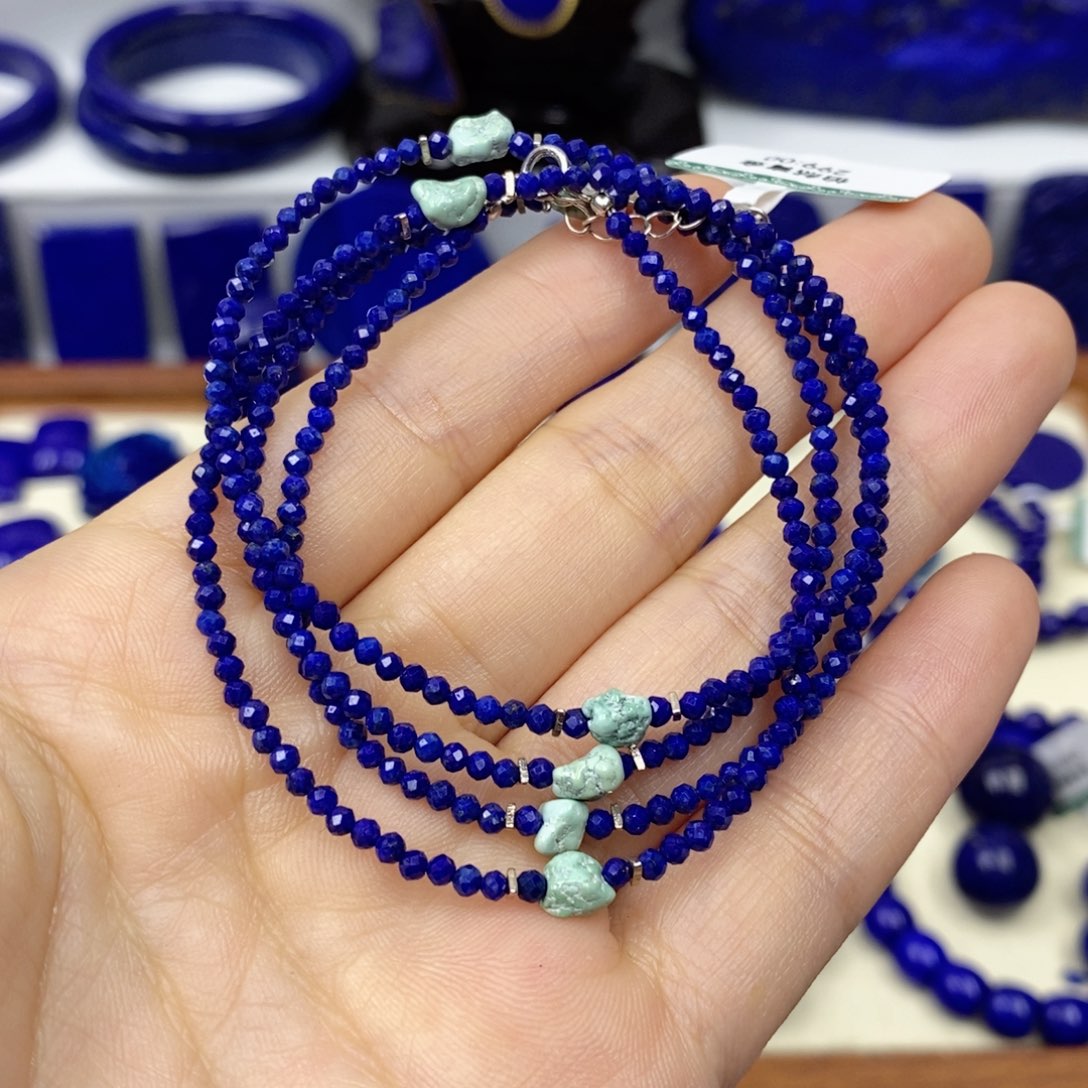 青金石颈饰未镶嵌