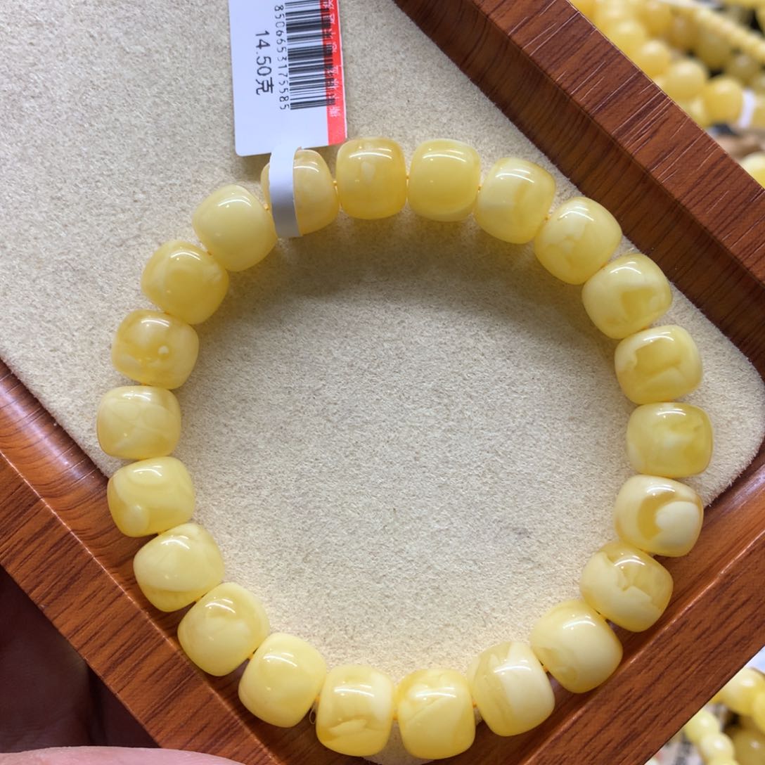 蜜蜡手链未镶嵌蜜蜡