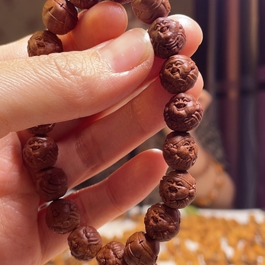 手串/手链橄榄核龙纹桃核
