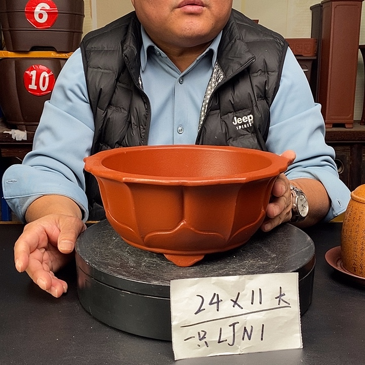 紫砂花盆货号一只lJN1