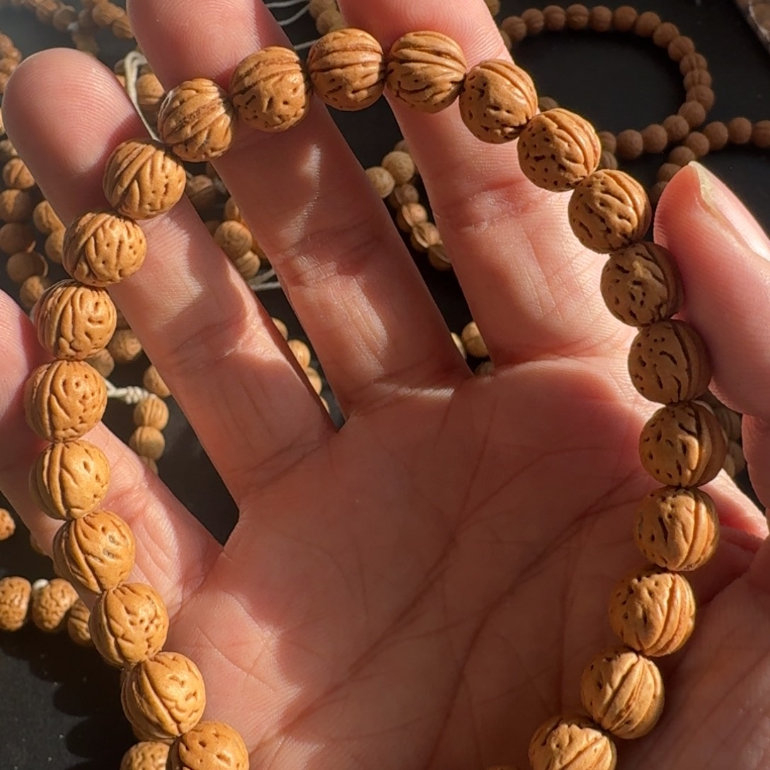 呆***狗小桃核手串小桃核180