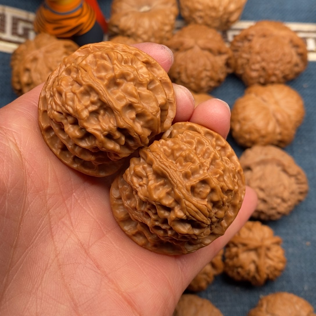 文玩核桃把件41球苹果