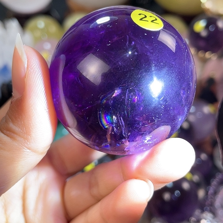 水晶紫水晶卡5，22号未镶嵌