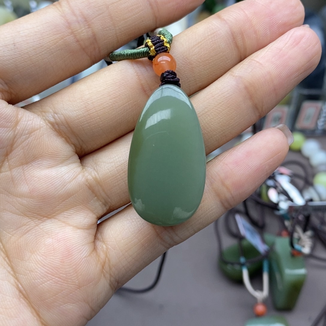 和田玉吊坠(不含链)未镶嵌酷*