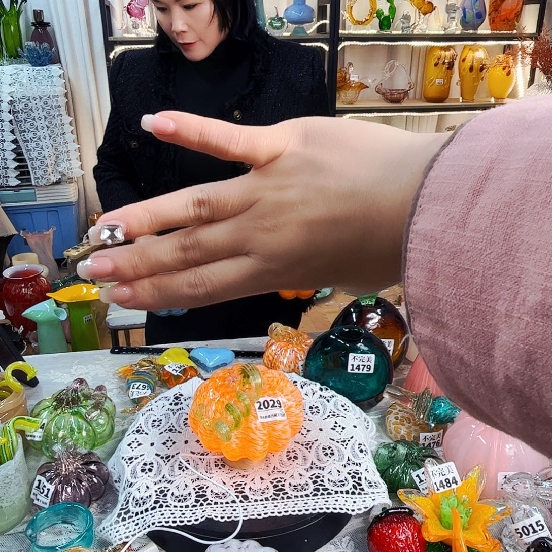 南瓜2029 家悦美居琉璃摆件