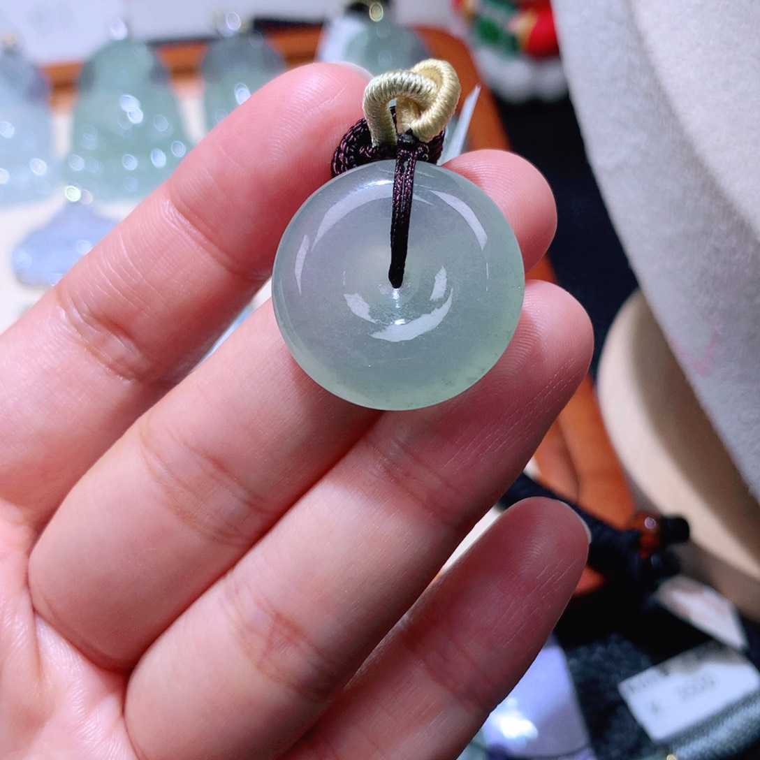 颈饰未镶嵌翡翠扣子23.8+6.8