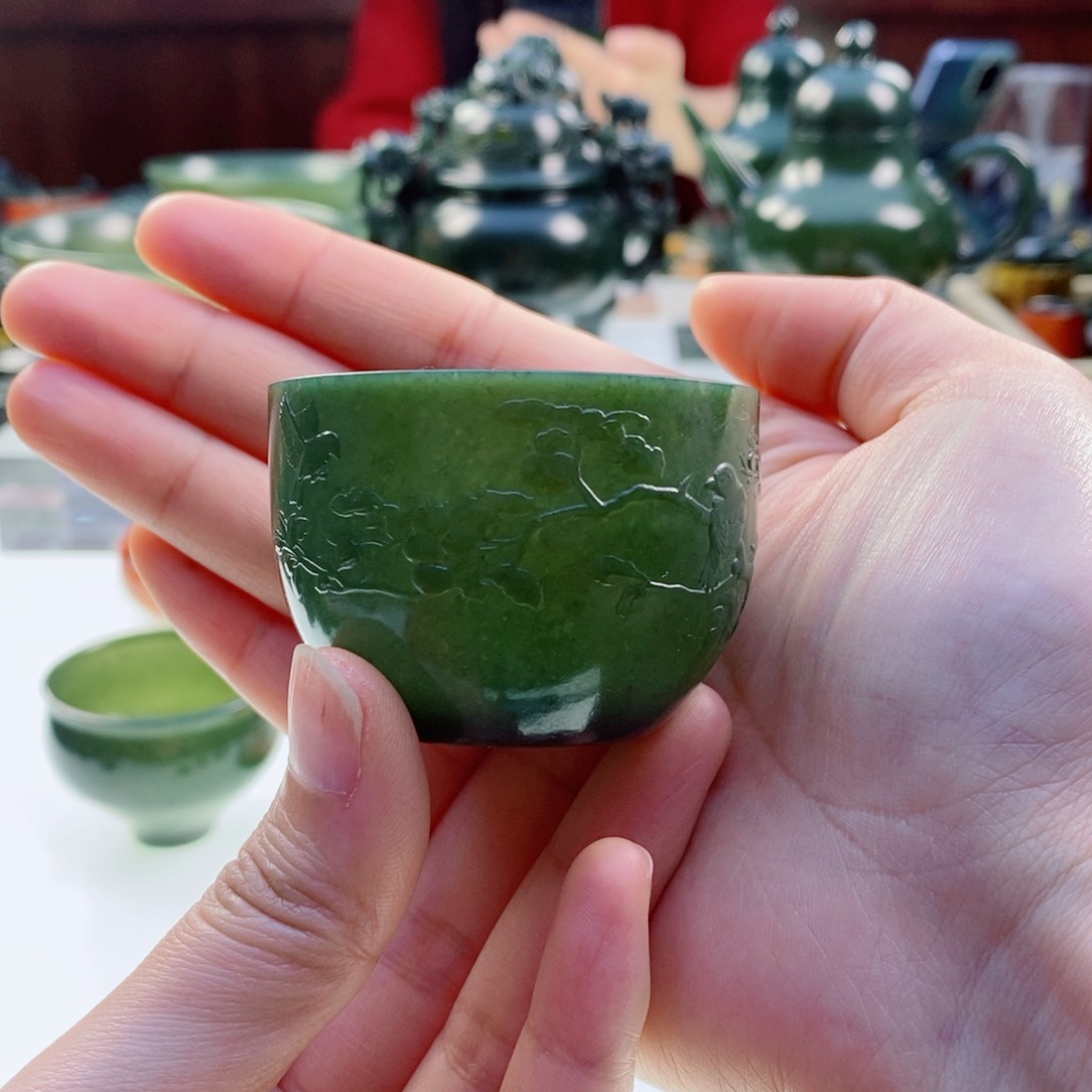 和田玉（青玉）挂件未镶嵌