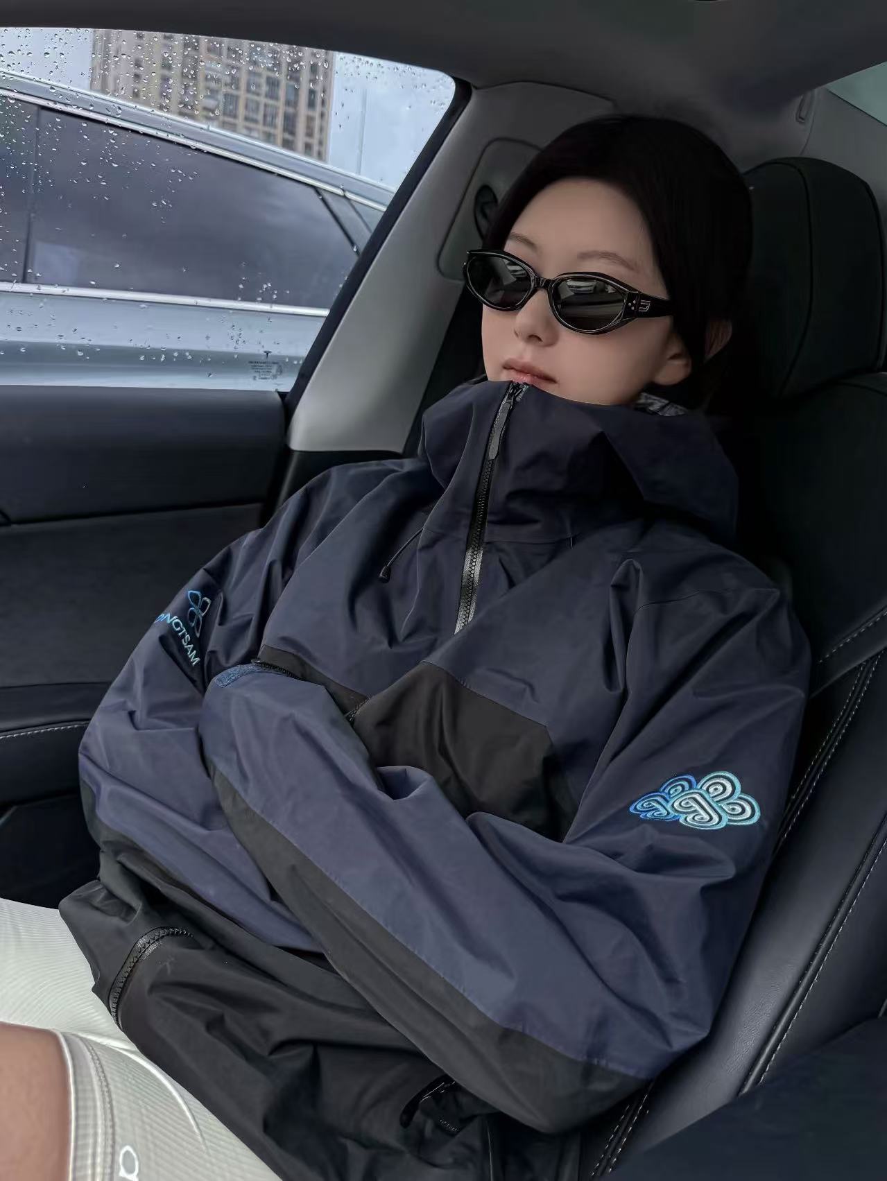 户外茑防风防水连帽纳木错SL硬壳冲锋衣男女同款