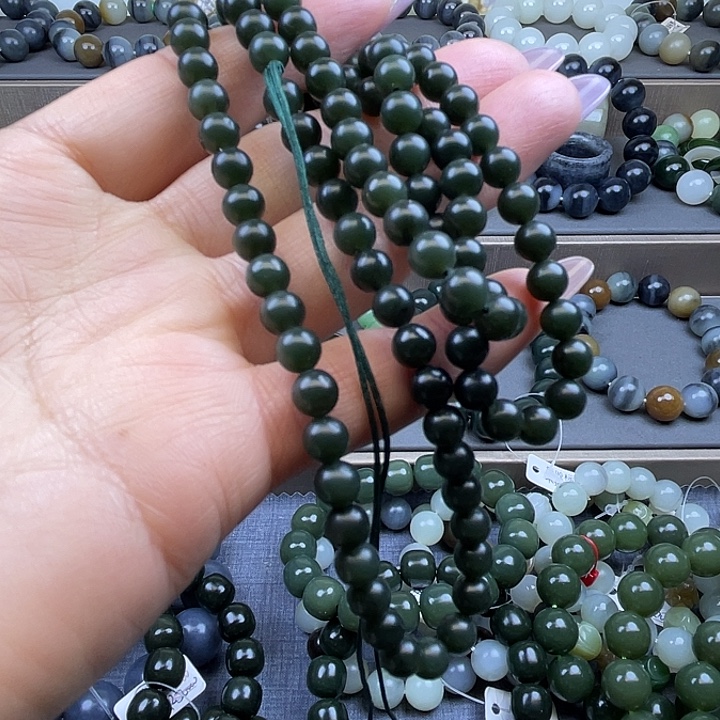 和田玉未镶嵌手链