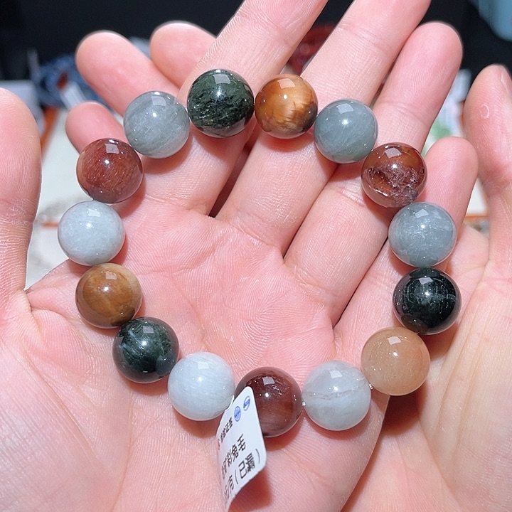 水晶手链未镶嵌268号多样性发一 14+