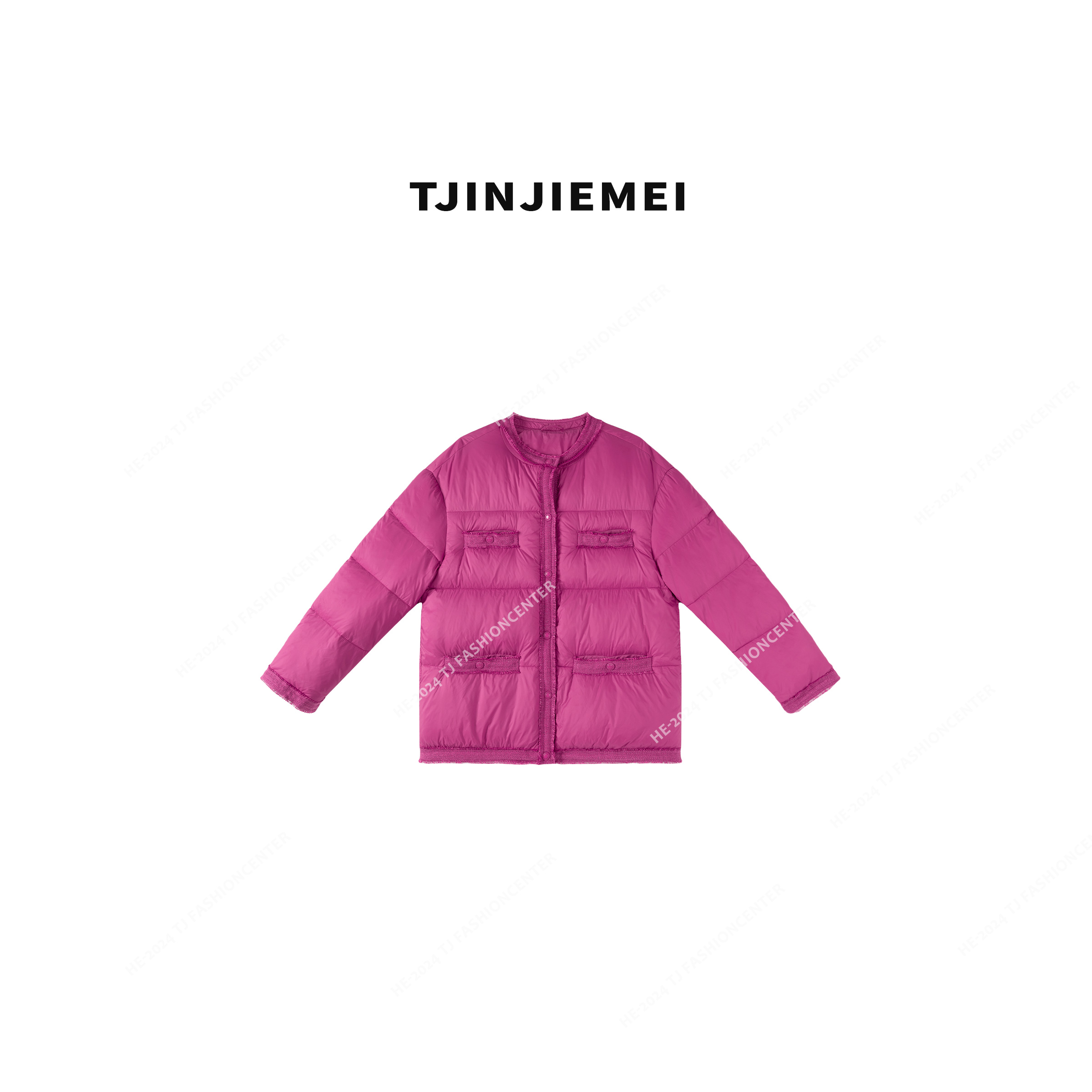 【娟娟】设计感休闲时尚小香风冰岛日记羽绒服外套YRF2411-ZT182