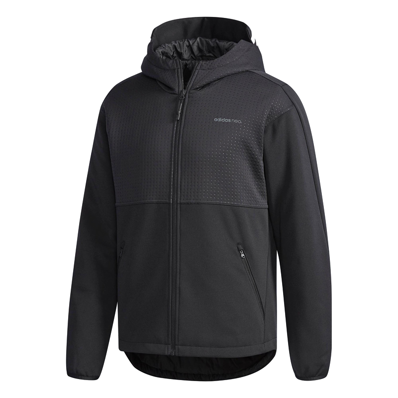 Adidas/阿迪达斯正品春季秋季男子款百搭舒适连帽休闲棉服 CV6903