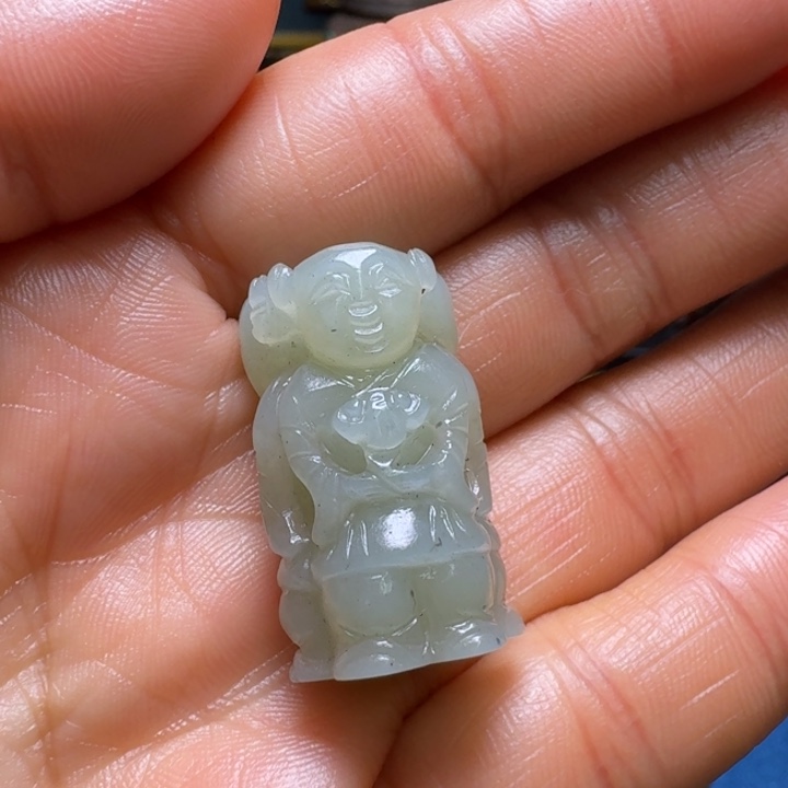 和田玉（糖玉）挂件未镶嵌