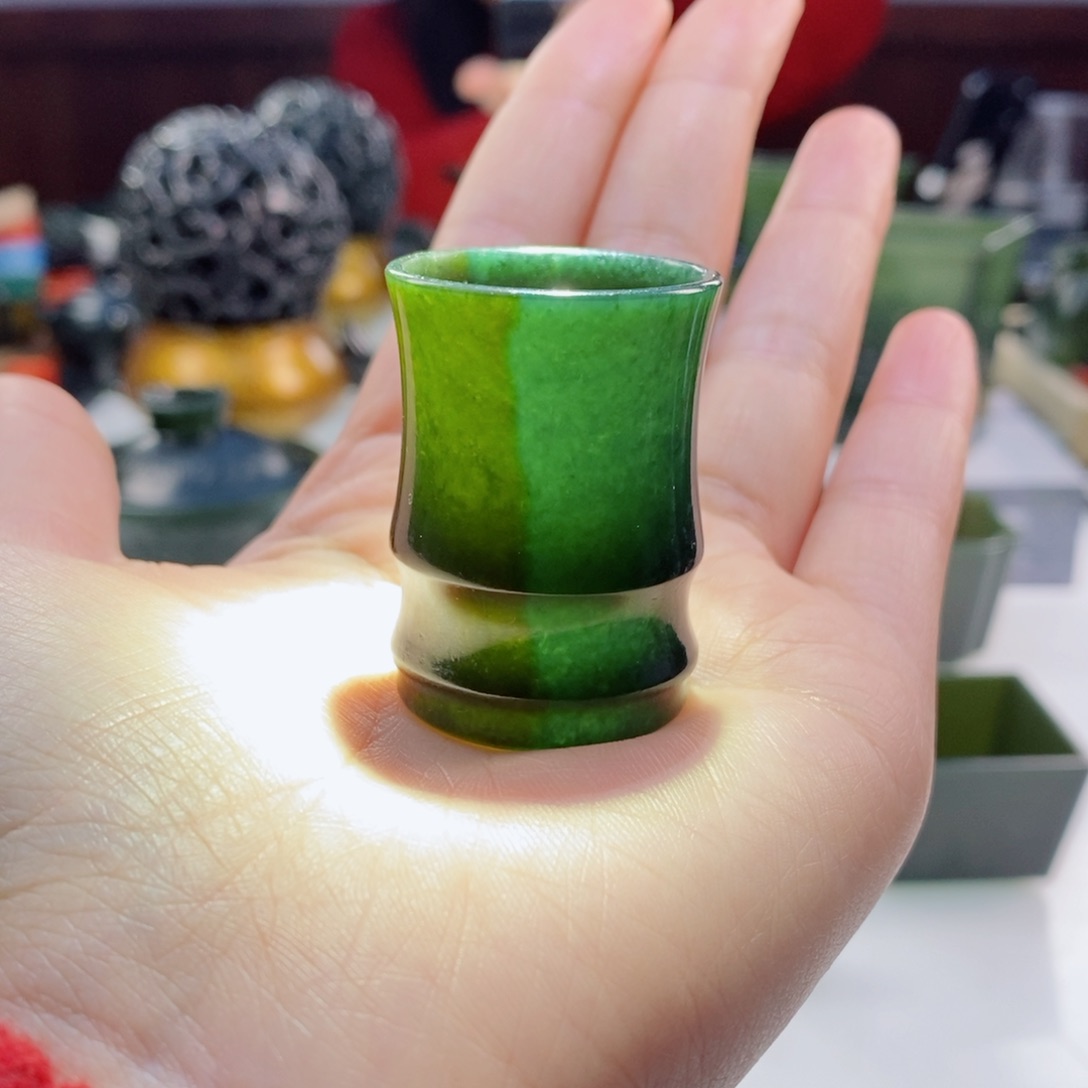 和田玉（青玉）摆件未镶嵌
