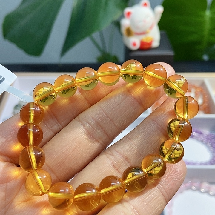 水晶手链未镶嵌黄水晶