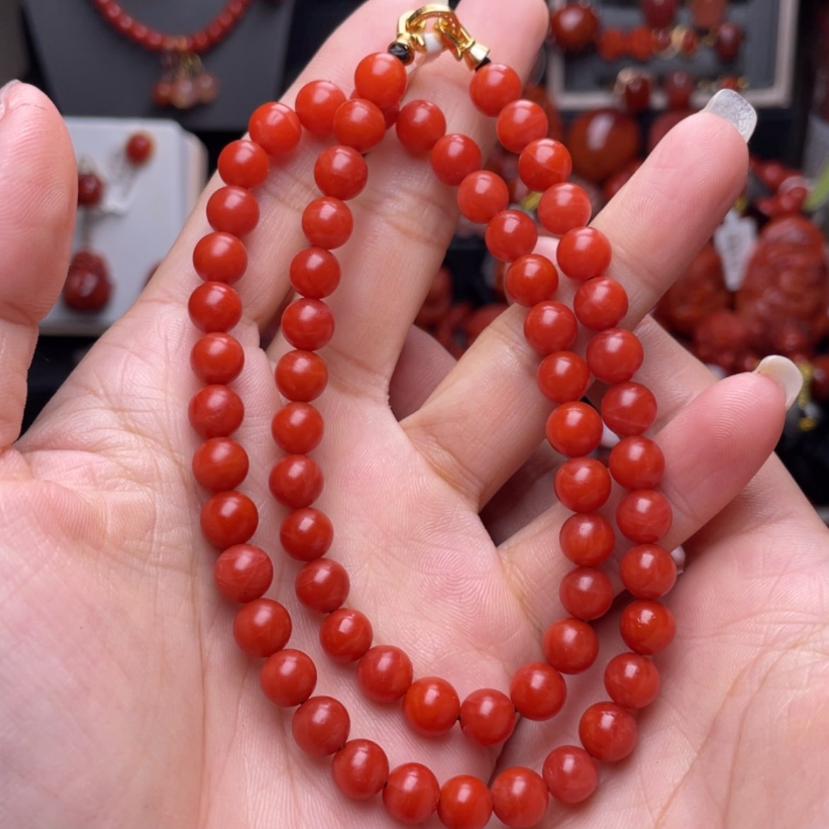 【闪购商品】南红玛瑙保山女神链未镶嵌