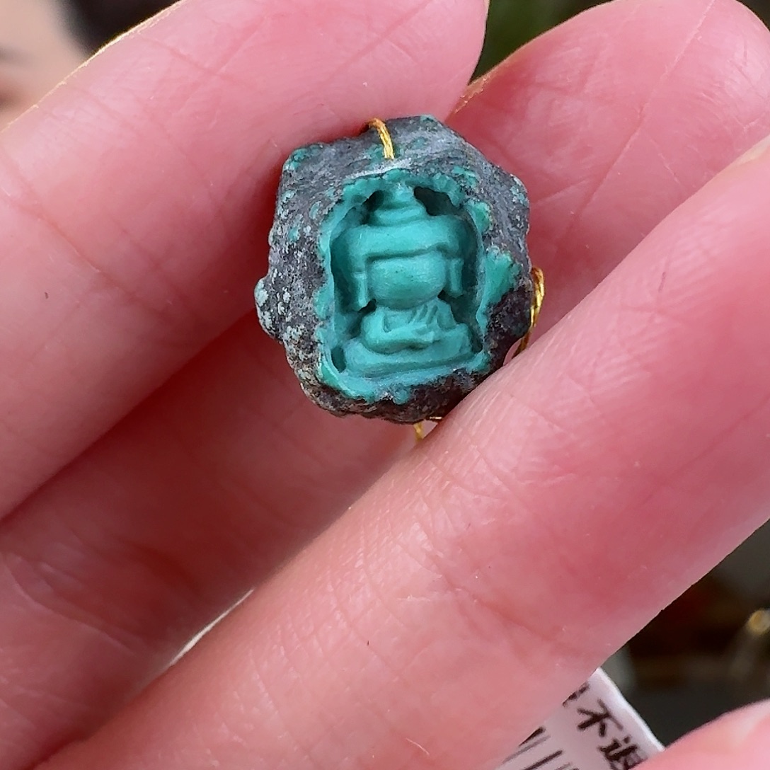 绿松石珠宝奇石未镶嵌