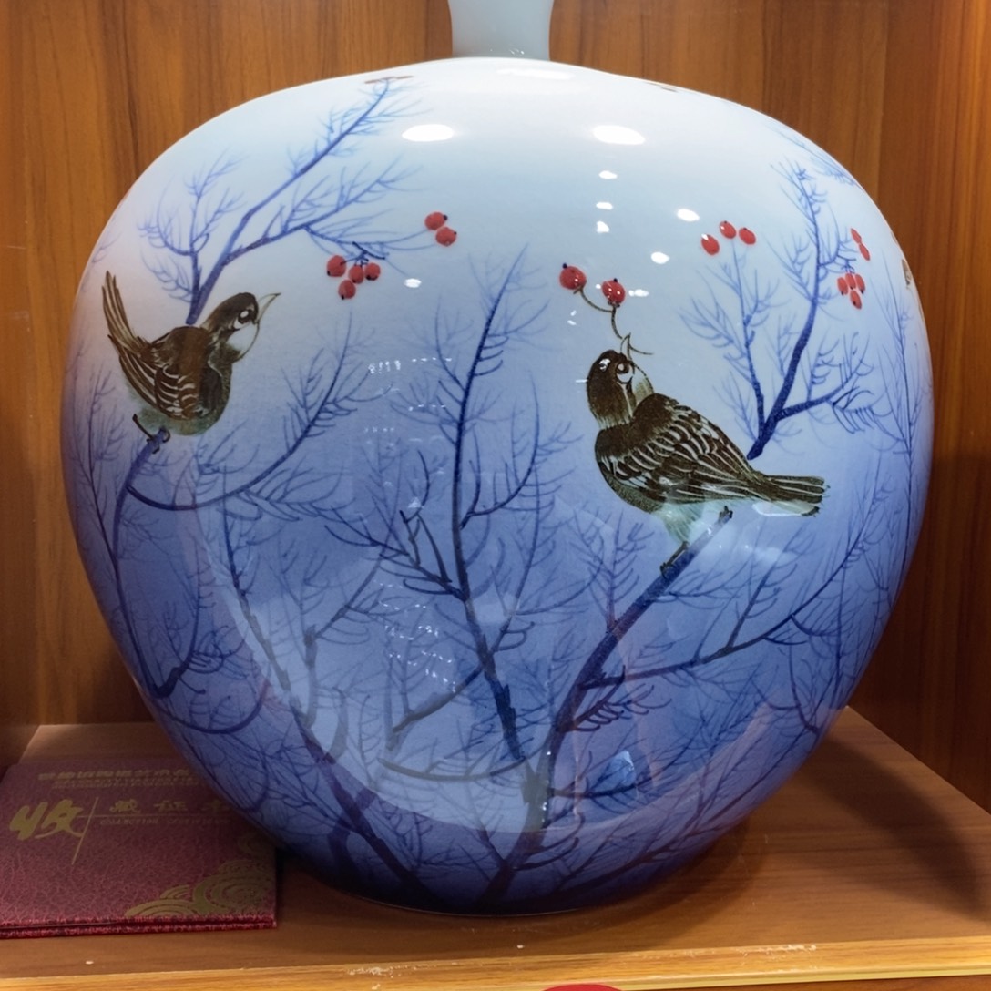 红***粑纯手工手绘陶瓷作品