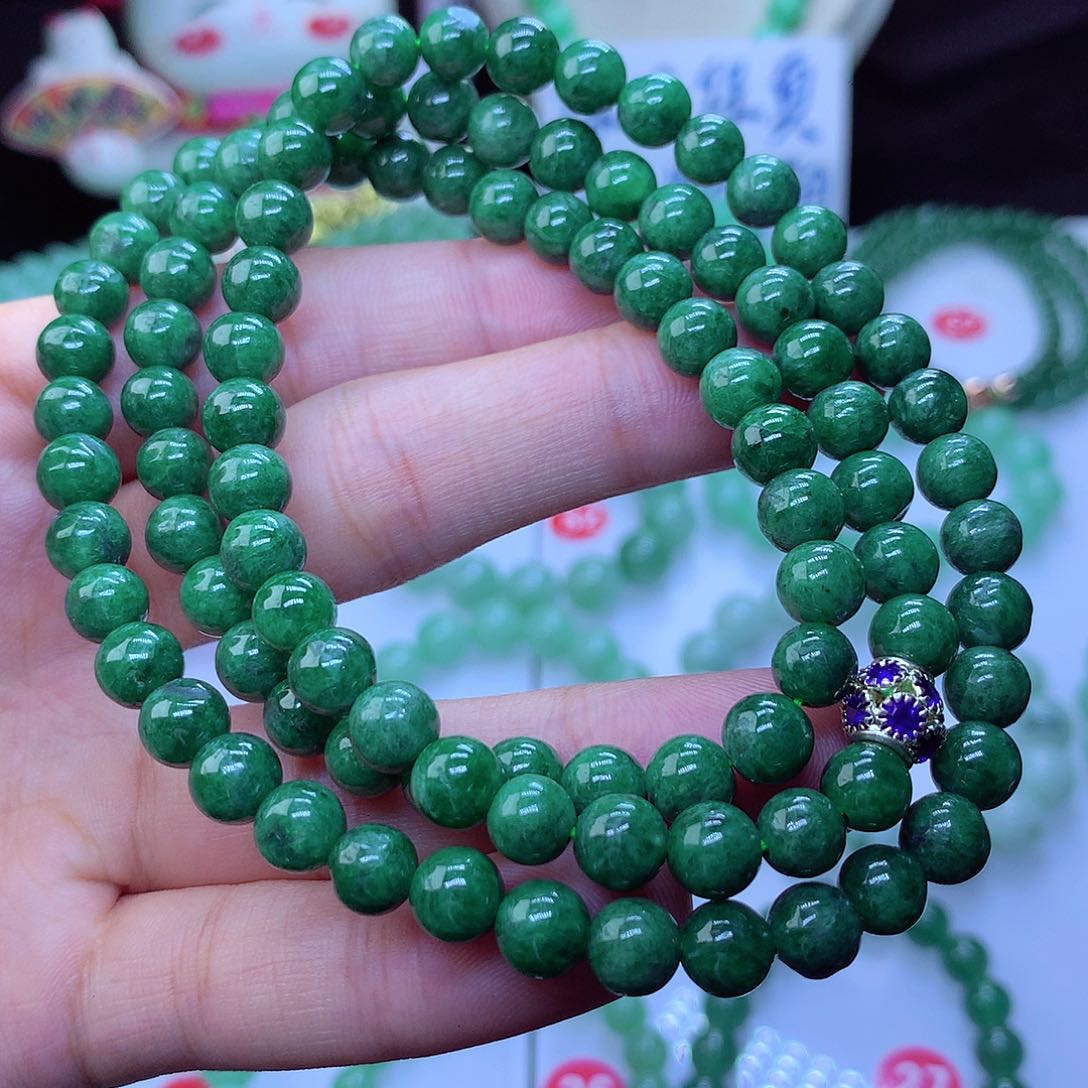 翡翠毛衣链未镶嵌卡7