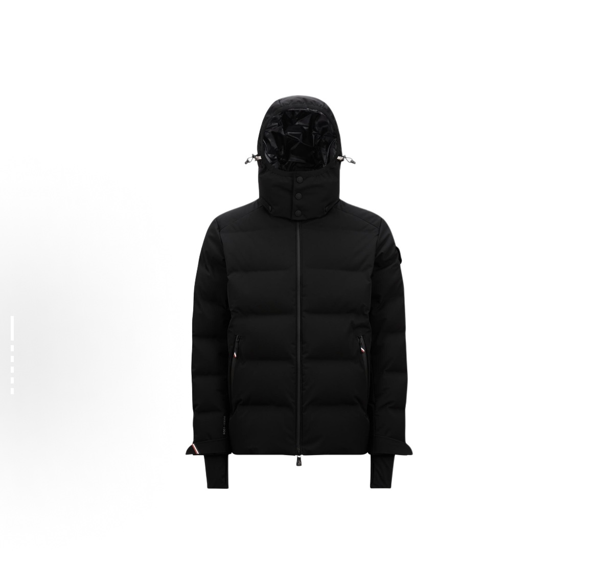 【大美夕】雪山鹅绒防风防水透气保暖连帽徽标短款羽绒服2566