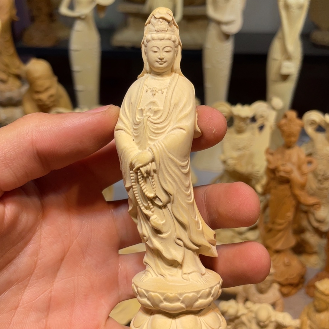 黄杨木小瑕疵念珠