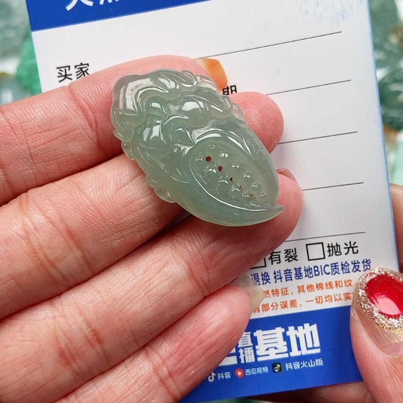 【闪购商品】翡翠颈饰未镶嵌有钱花