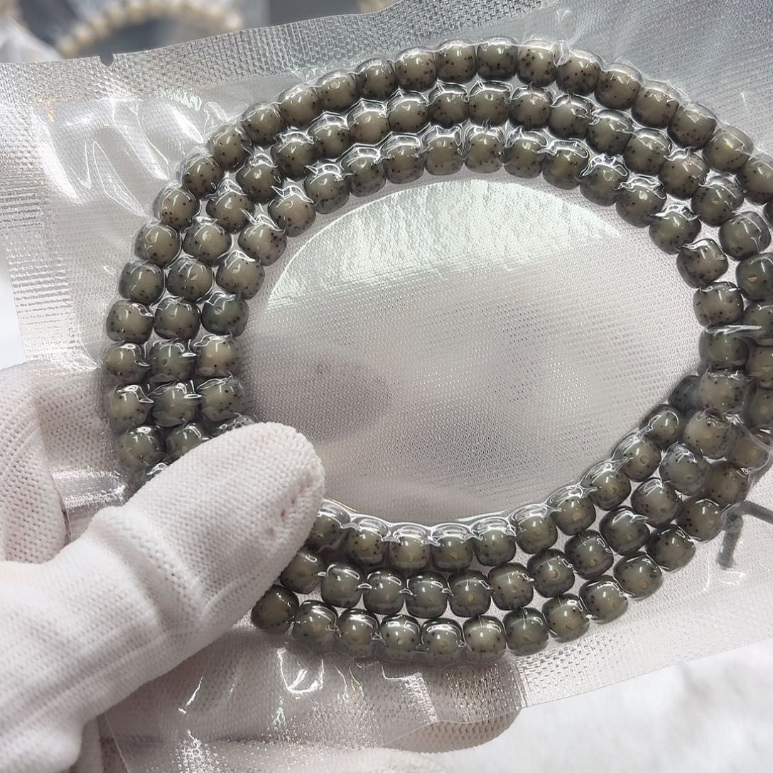 星月菩提吊坠105梵天糯冰绿幽灵大眼睛7左右108