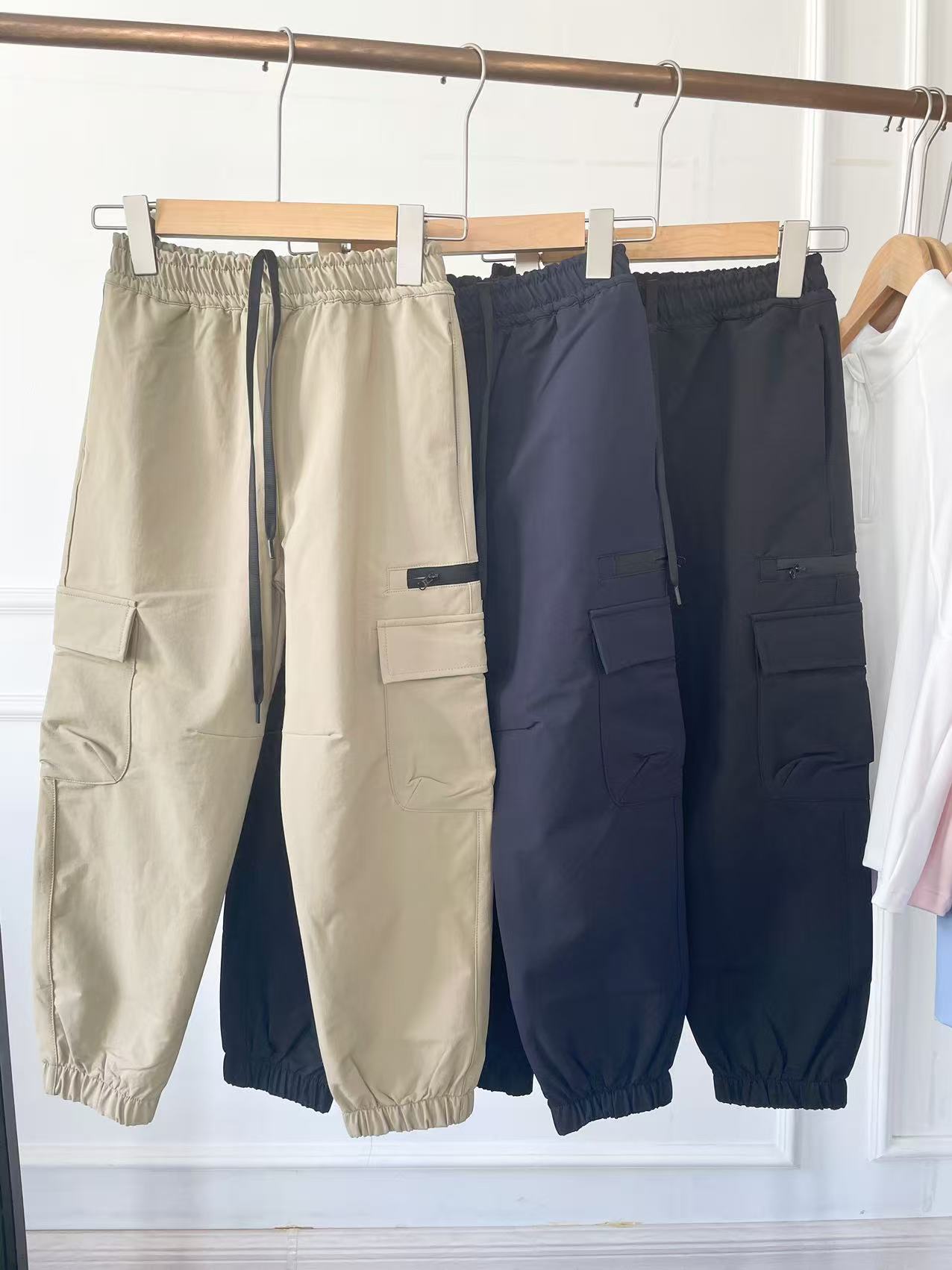 多口袋款~春季男女童中大童儿童登山裤速干运动裤户外弹力长裤