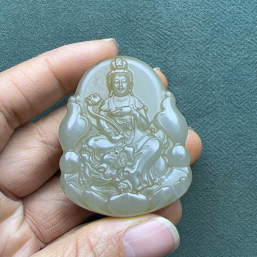 和田玉把件未镶嵌