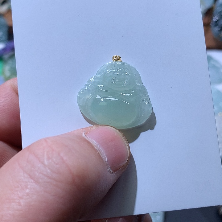 翡翠颈饰未镶嵌挂件