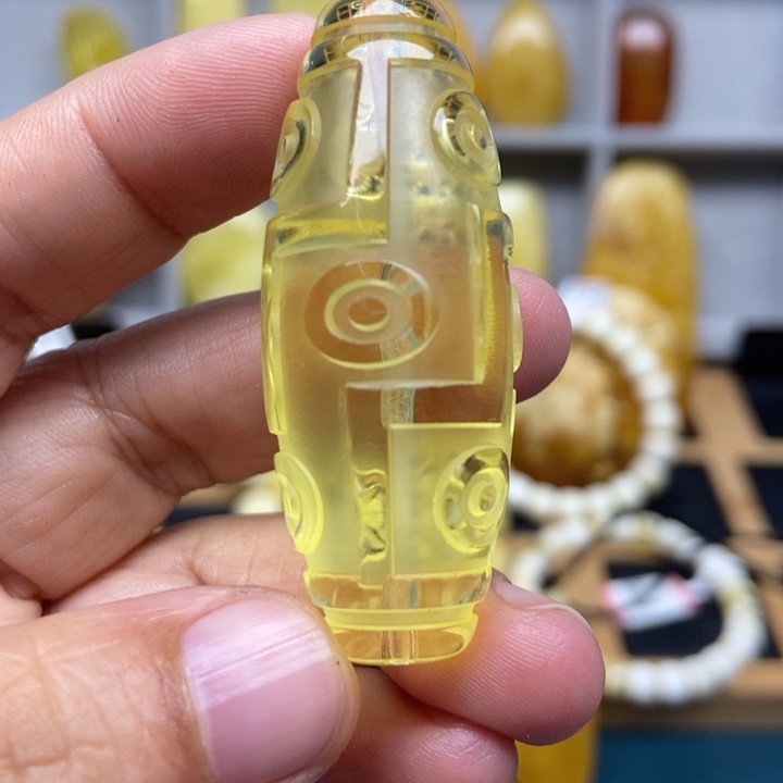 琥珀未镶嵌裸石珠子