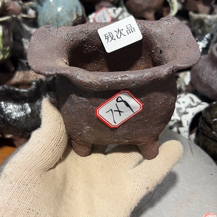 粗陶花盆制作就这样了