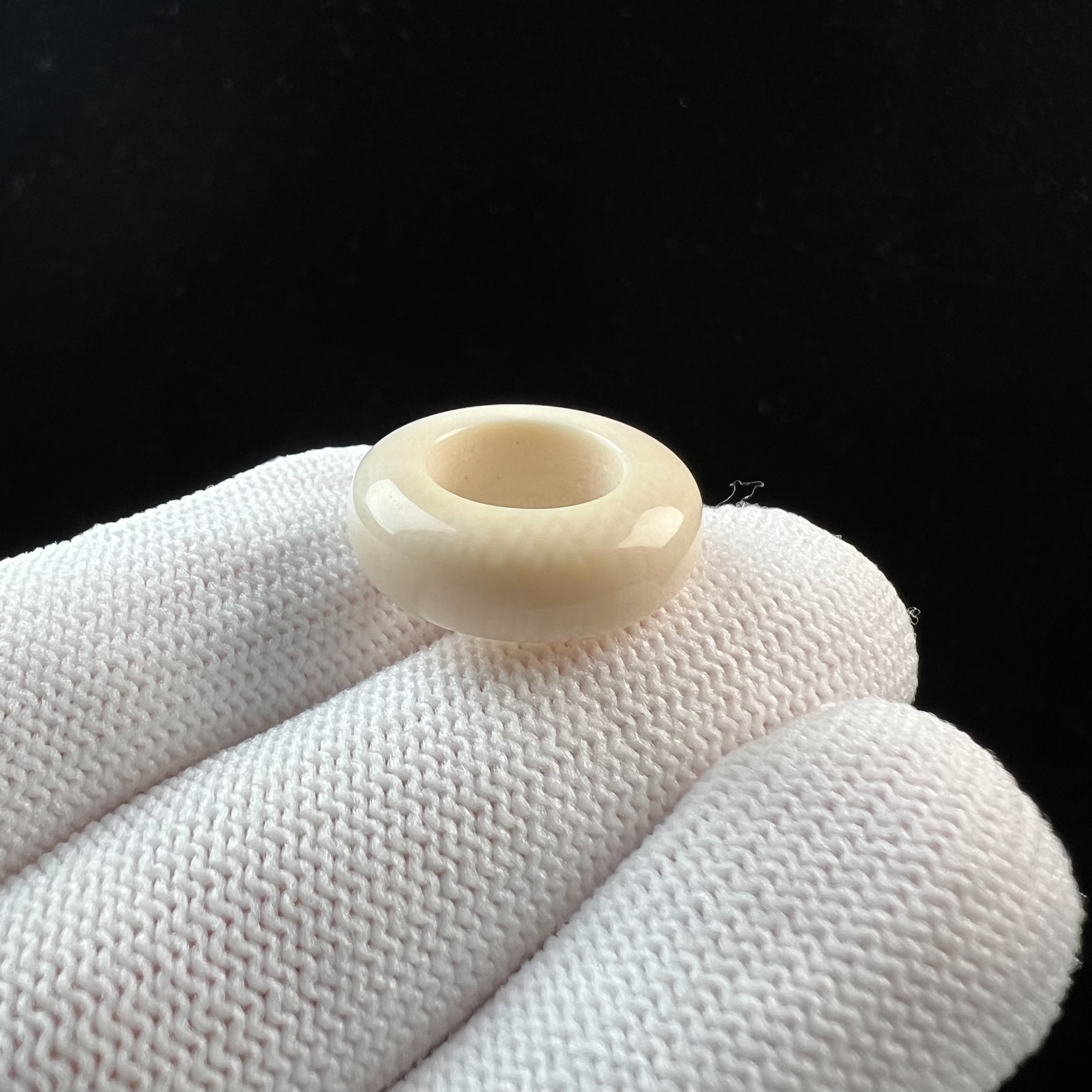 D1605天然猛犸牙 跑环 9*6mm支持鉴定 假一罚四