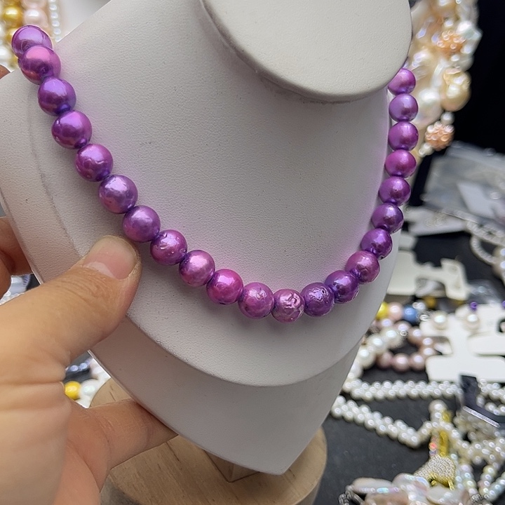 未镶嵌颈饰淡水珍珠