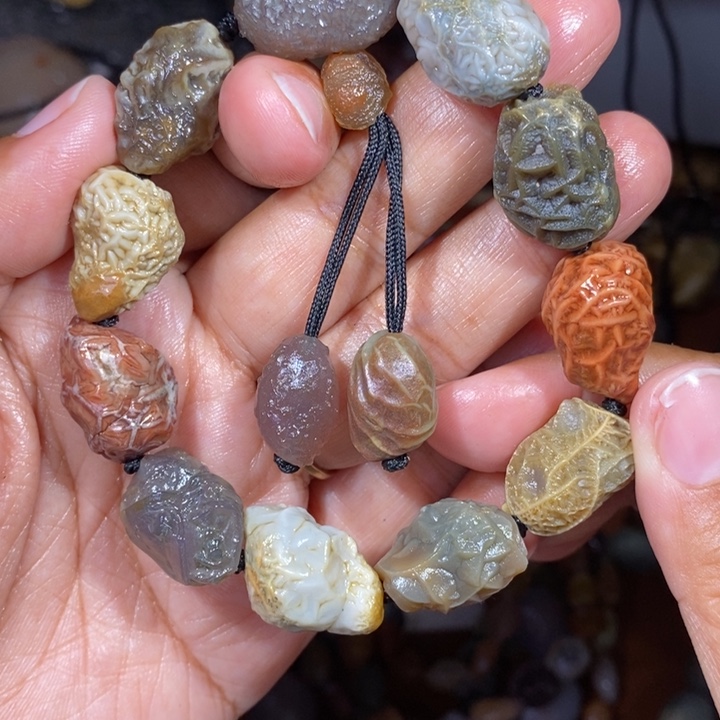 玛瑙/玉髓珠宝半成品未镶嵌