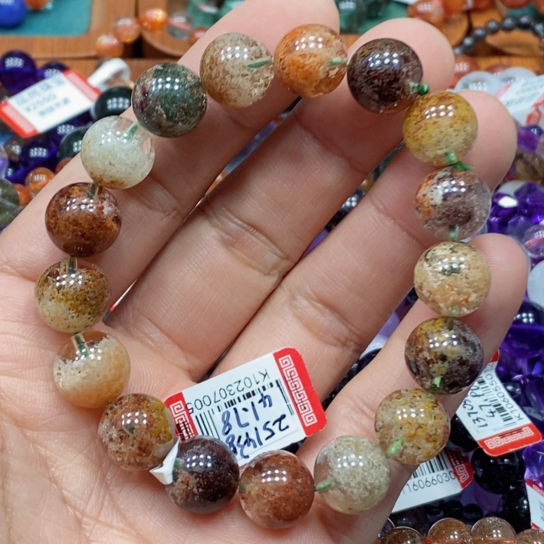 水晶手串未镶嵌天然