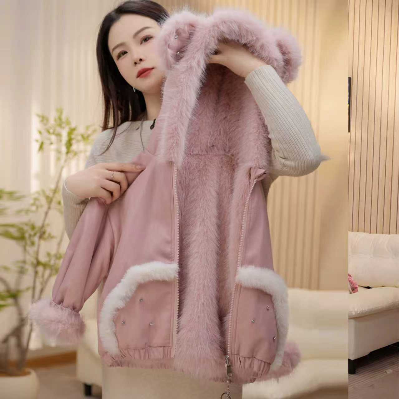 3106皮面三防加绒冬款加厚2025儿童中性款高级洋气简约外套皮衣