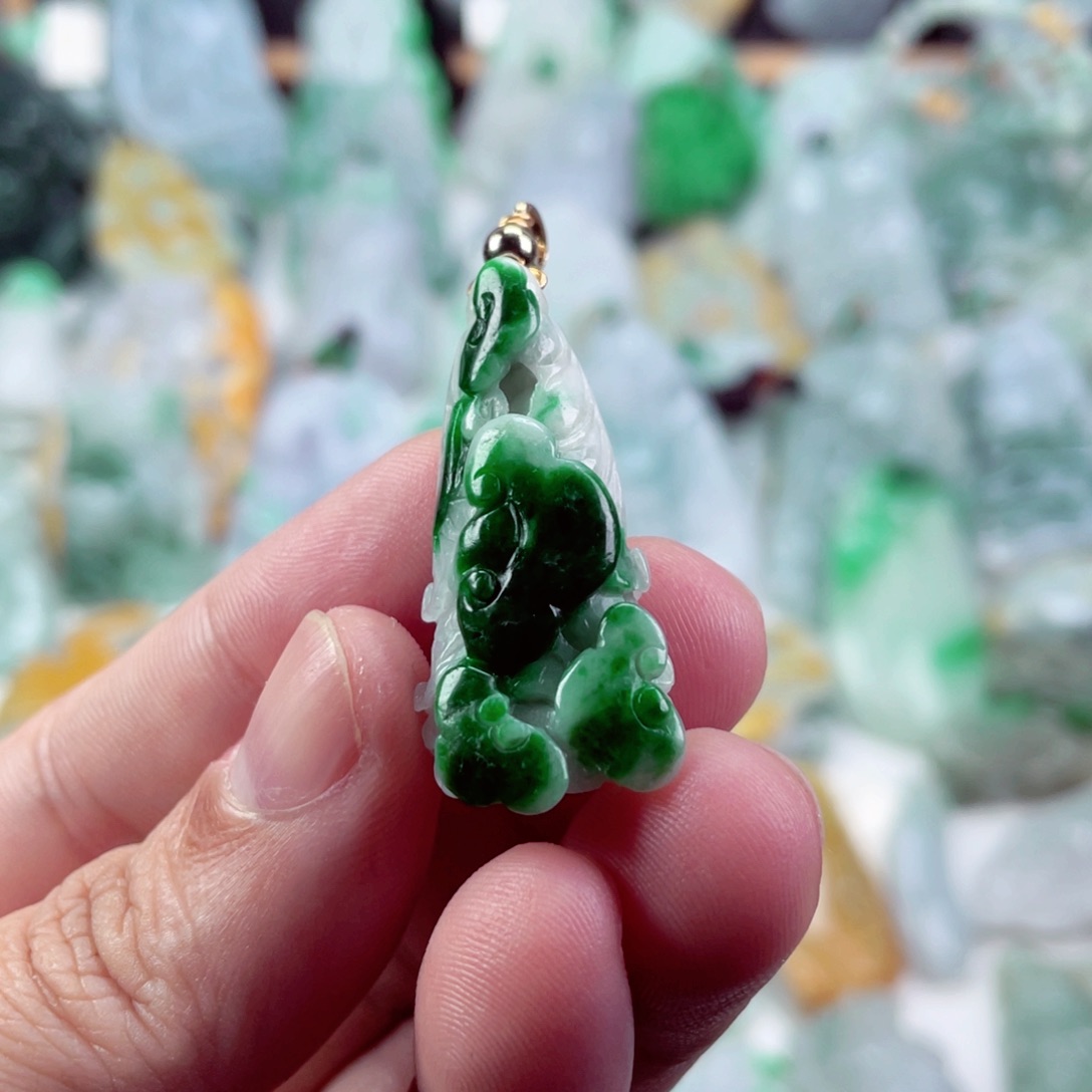 *****翡翠未镶嵌吊坠(不含链)